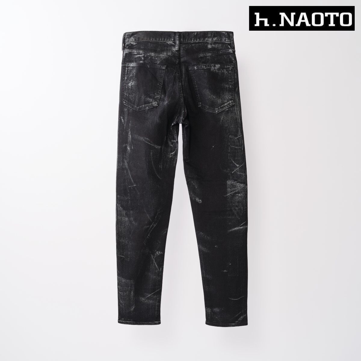 角醒ハンターオメガホーン×h.NAOTO 鉄壁のレイジ ダメージスリムデニム