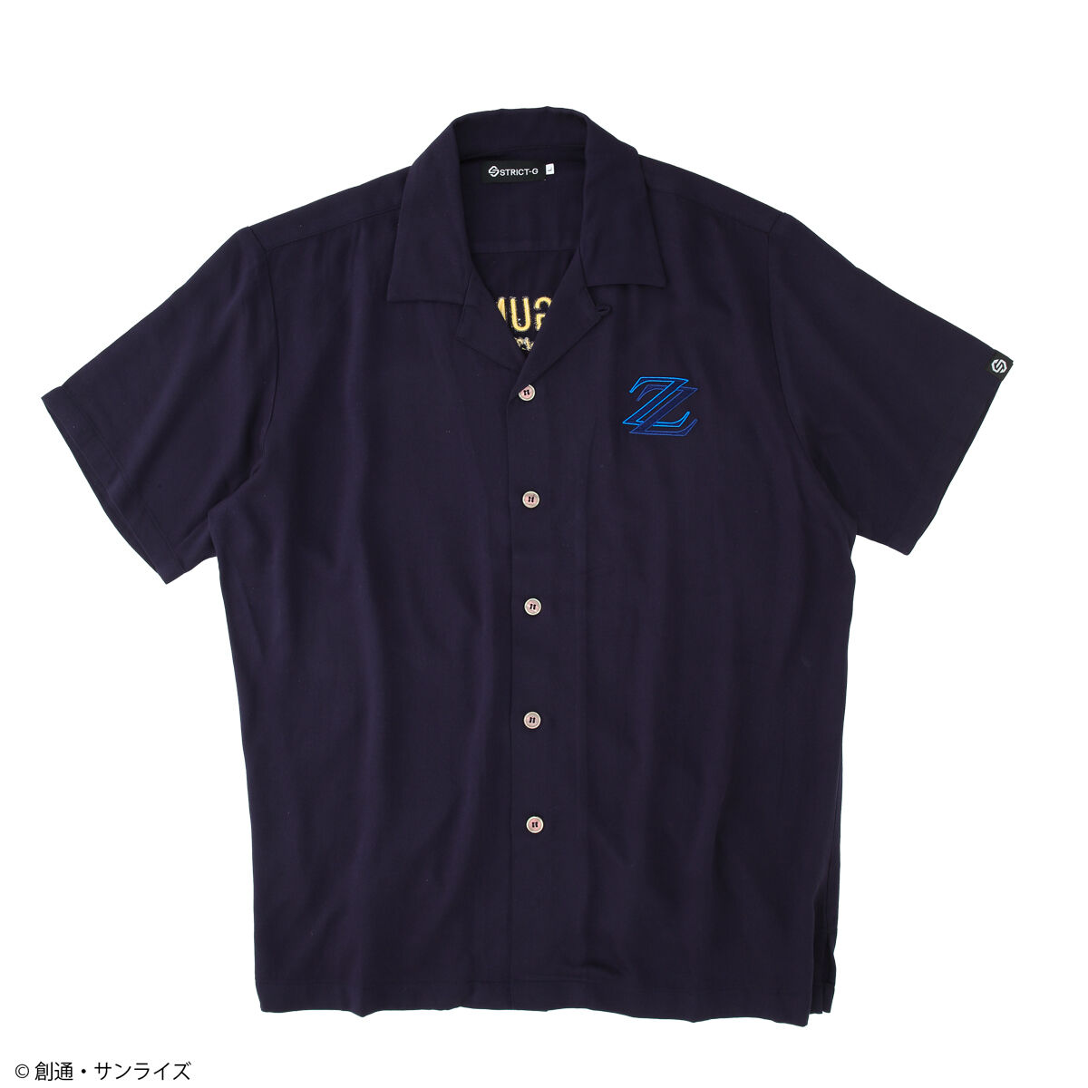 STRICT-G『機動戦士ガンダムZZ』刺繍オープンカラーシャツ MSZ-010