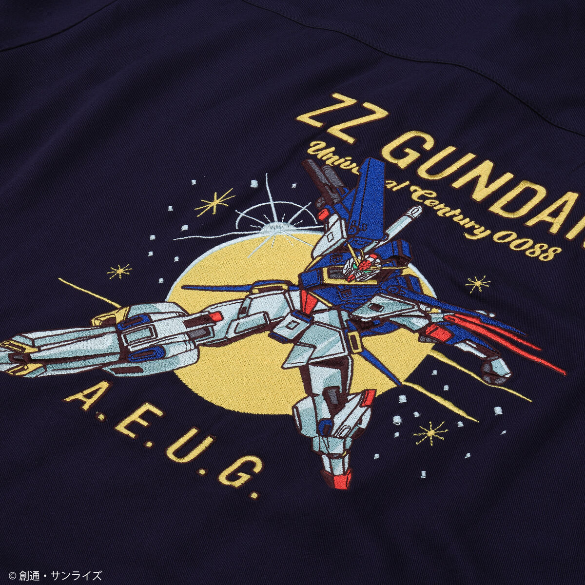 STRICT-G『機動戦士ガンダムZZ』刺繍オープンカラーシャツ MSZ-010