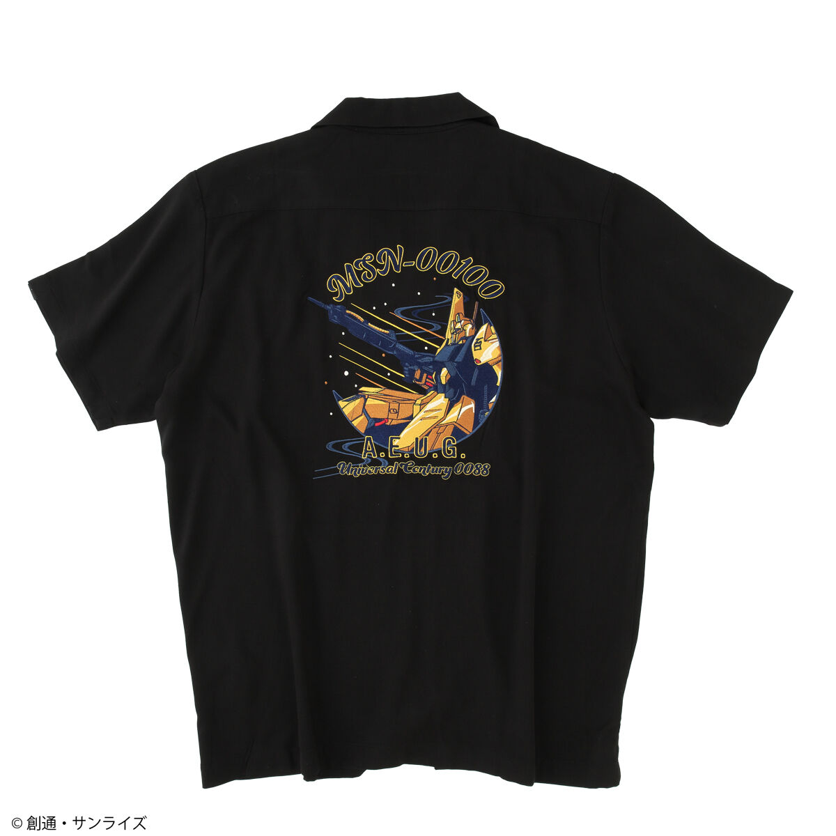 STRICT-G『機動戦士ガンダムZZ』刺繍オープンカラーシャツ MSN-00100