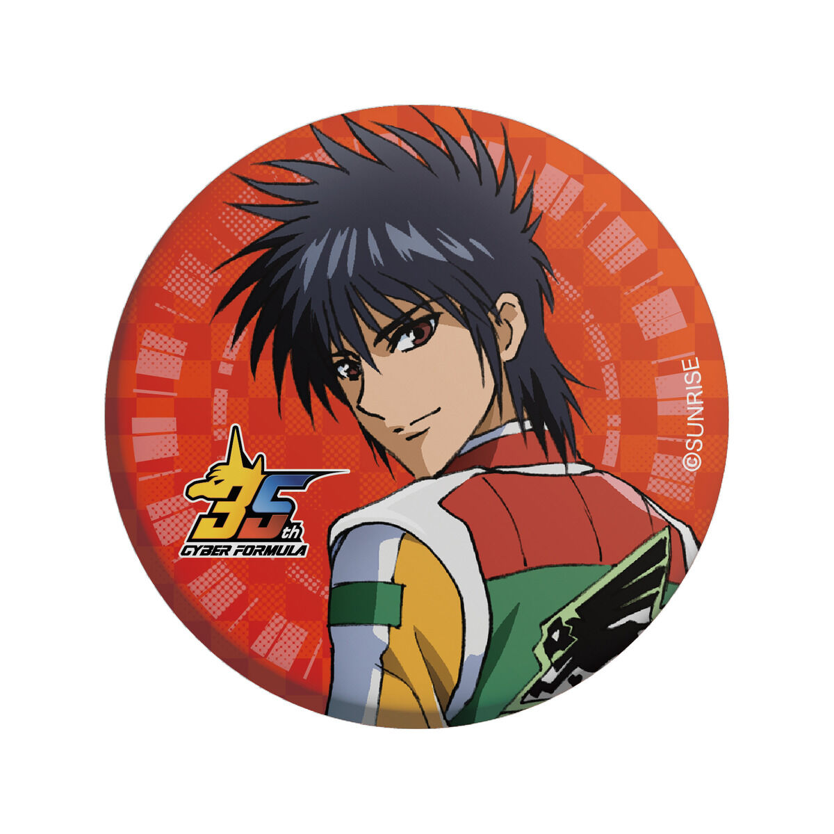 新世紀GPXサイバーフォーミュラ トレーディング缶バッジ【35周年