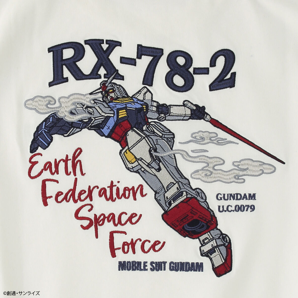 STRICT-G『機動戦士ガンダム』刺繍Tシャツ RX-78-2 GUNDAM ver.2【再