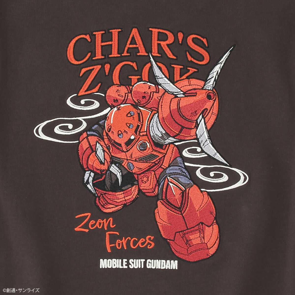 STRICT-G『機動戦士ガンダム』刺繍Tシャツ MSM-07S CHAR'S Z'GOK【再