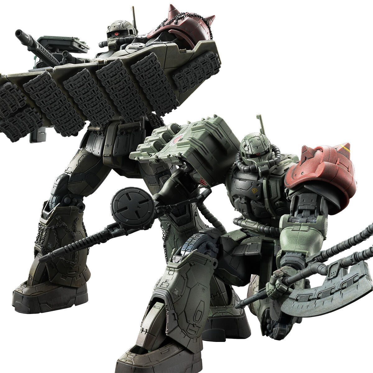 HG 1/144 ザクIIF型 ルショーン機＆無識別型ザクII ルショーン機