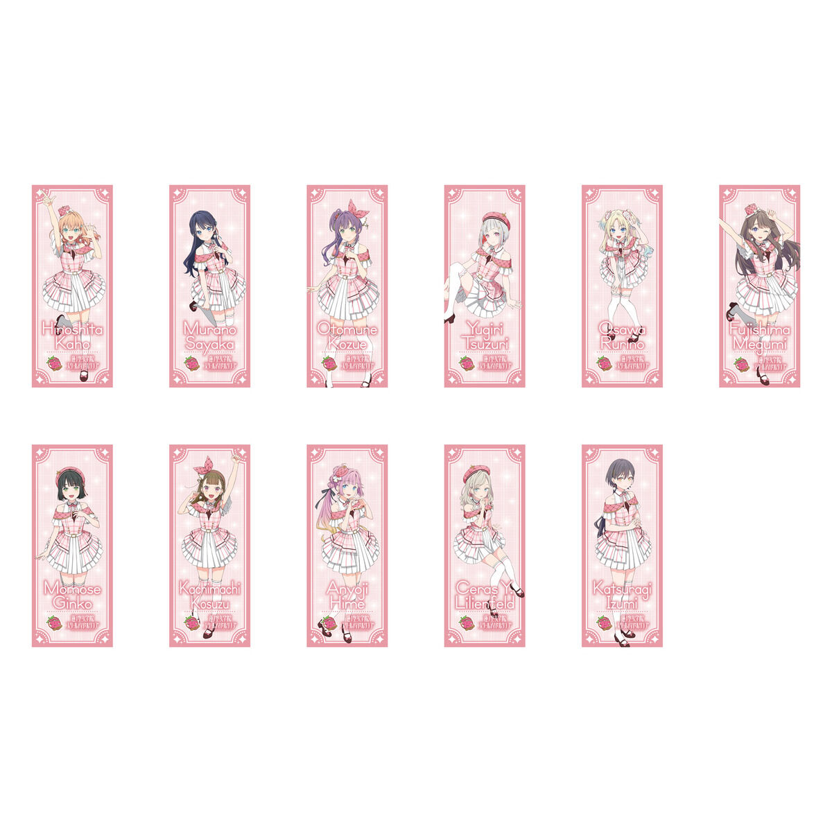 ラブライブ！シリーズ 15周年記念 フェイスタオル ラブライブ！蓮ノ空