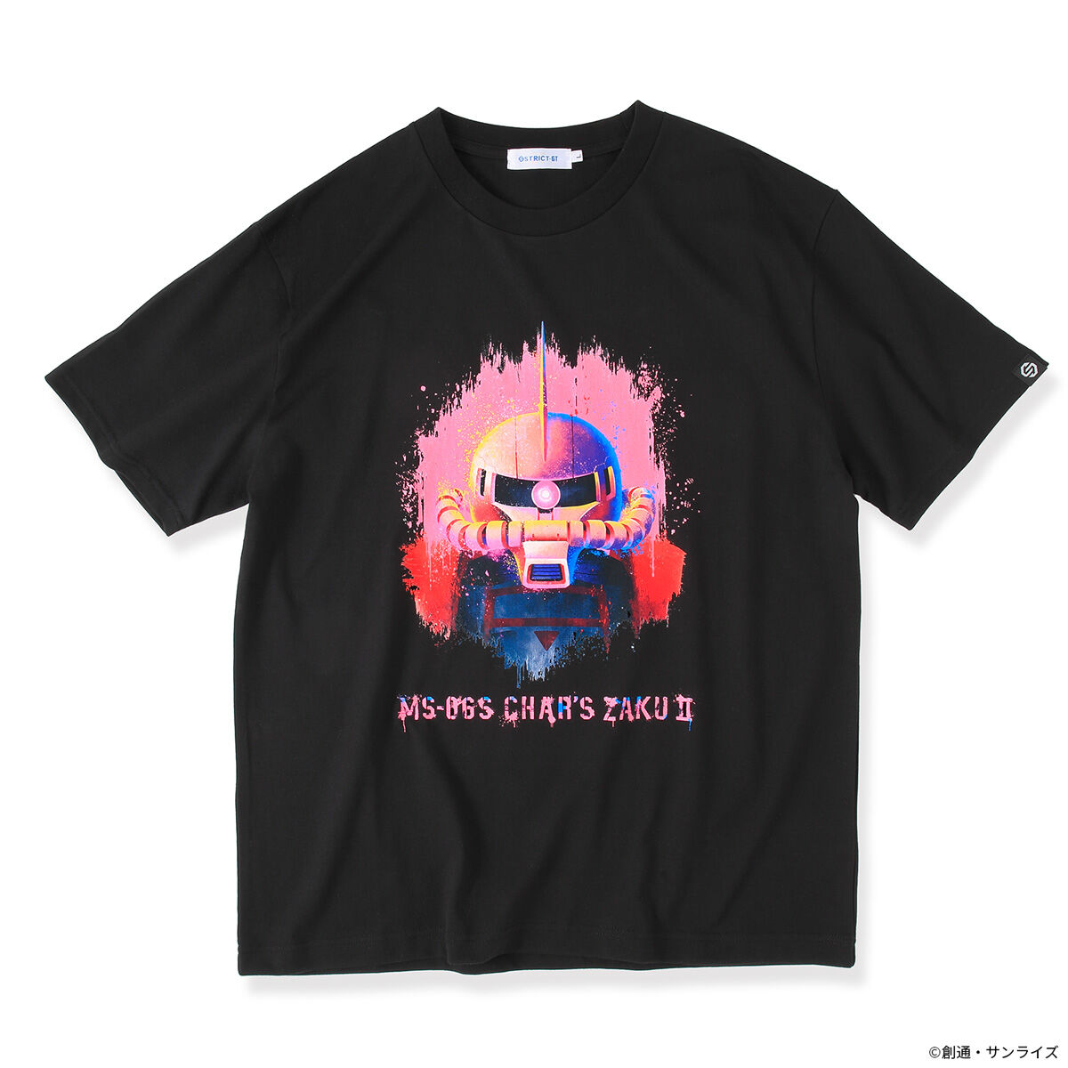シャア専用 Tシャツ　ザク　機動戦士ガンダム　アナウンサー STRICT-G GRAFFITI『機動戦士ガンダム』Tシャツ シャア専用ザクII