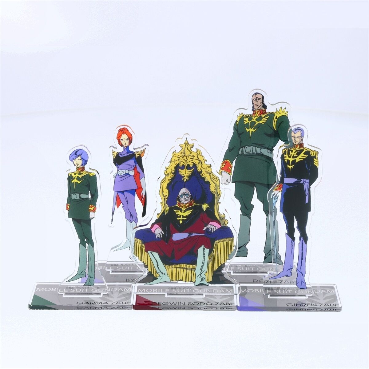 新品未開封 機動戦士ガンダム アクリルスタンド ザビ家 5種セット！ 機動戦士ガンダム アクリルスタンド ザビ家 （スタンダードサイズ