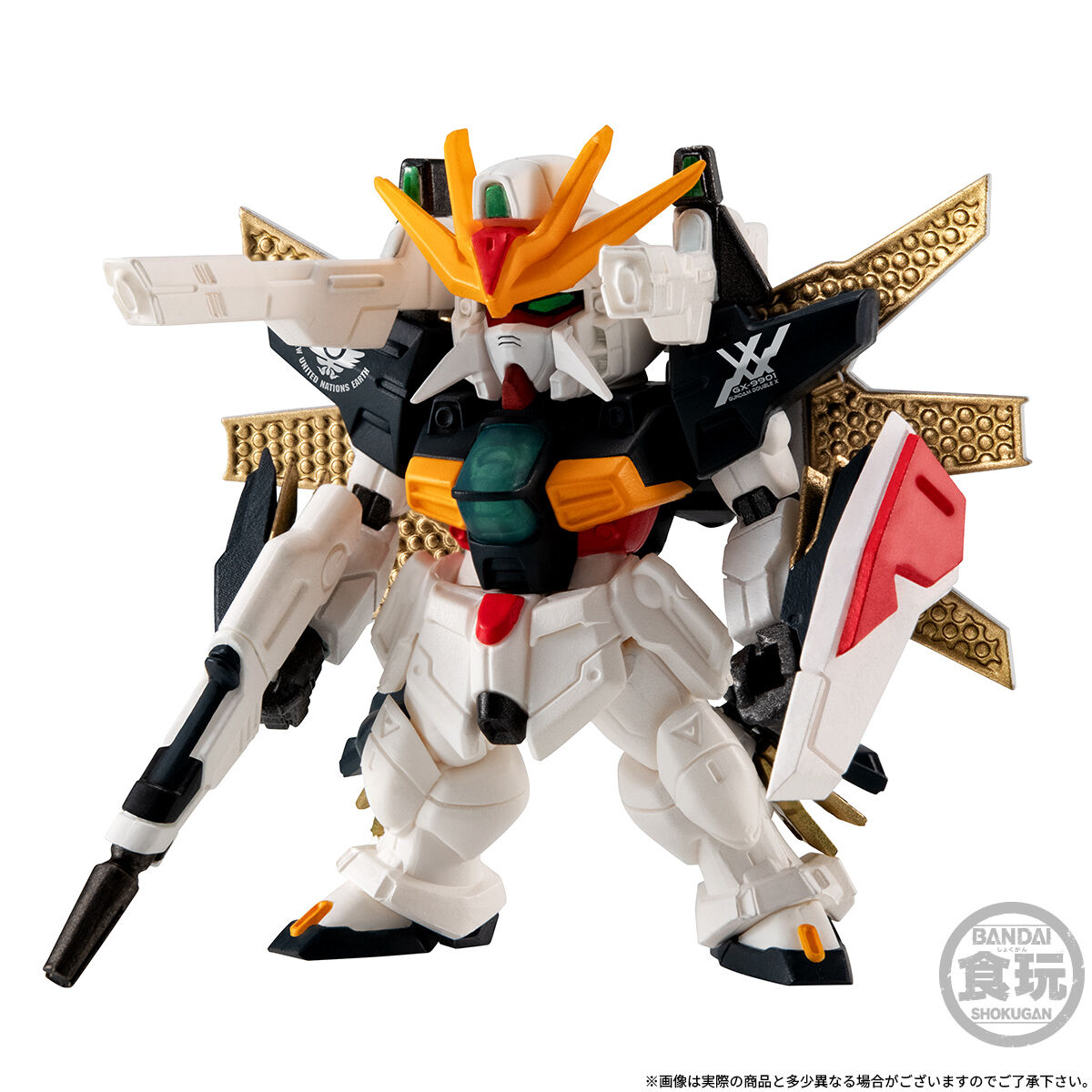 FW Gundam Converge :Core No.55 GX-9901-DX Gundam Double X + GS-9900 G-Falcon 30th Anniversary set