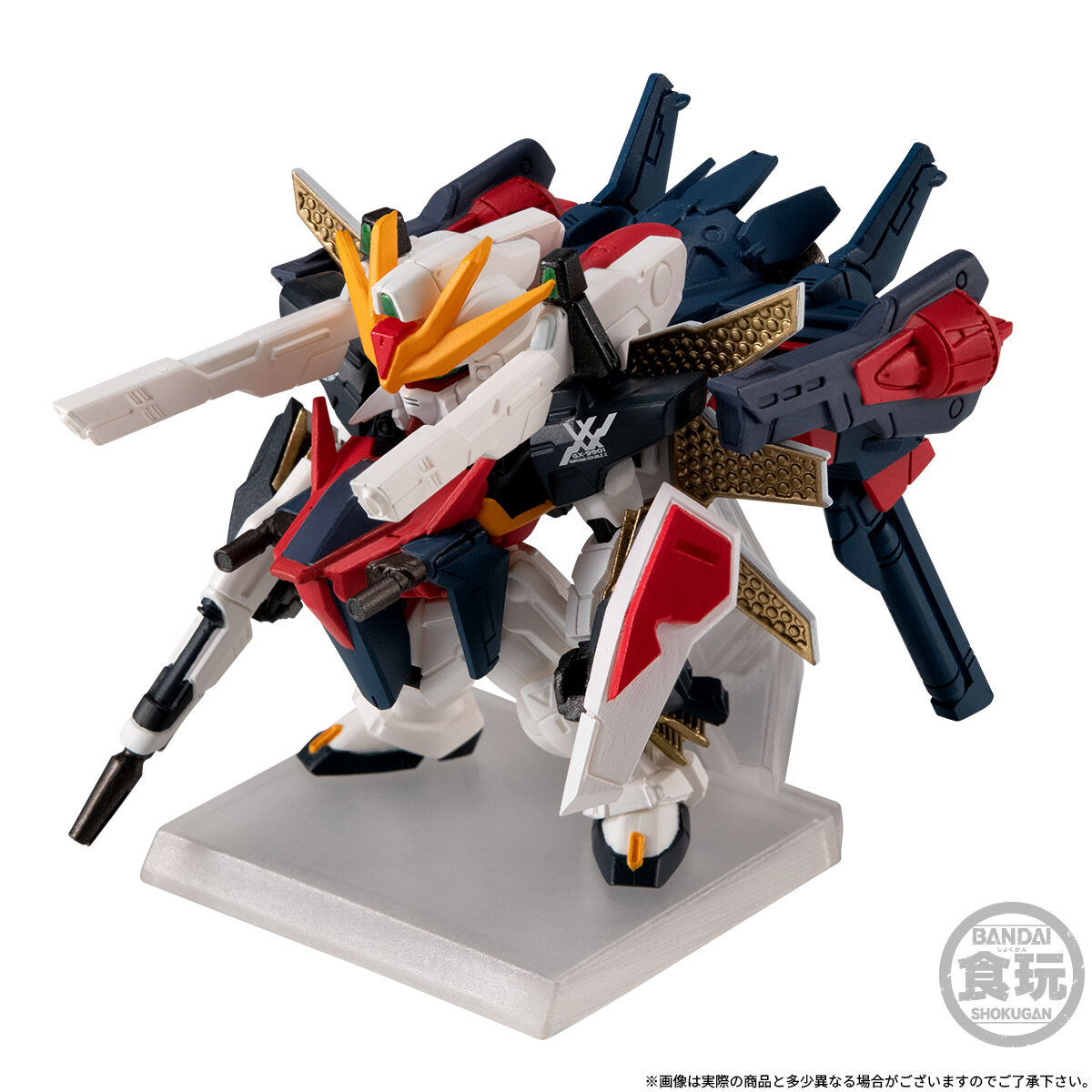 FW Gundam Converge :Core No.55 GX-9901-DX Gundam Double X + GS-9900 G-Falcon 30th Anniversary set