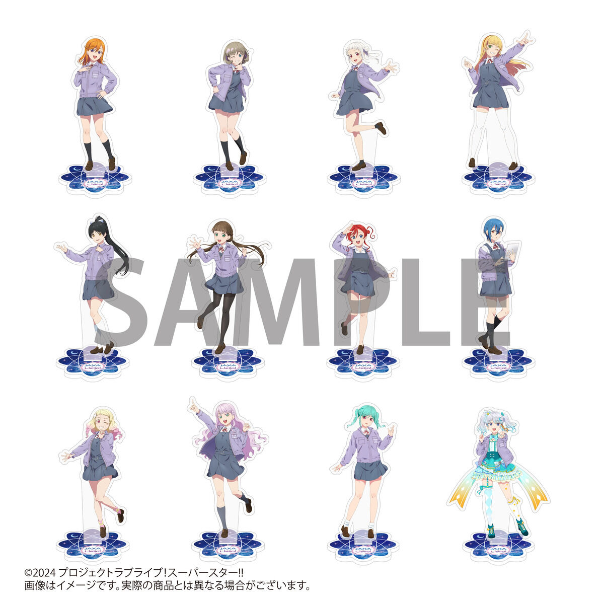 JAXA×ラブライブ！スーパースター!!コラボグッズ アクリルスタンド（全