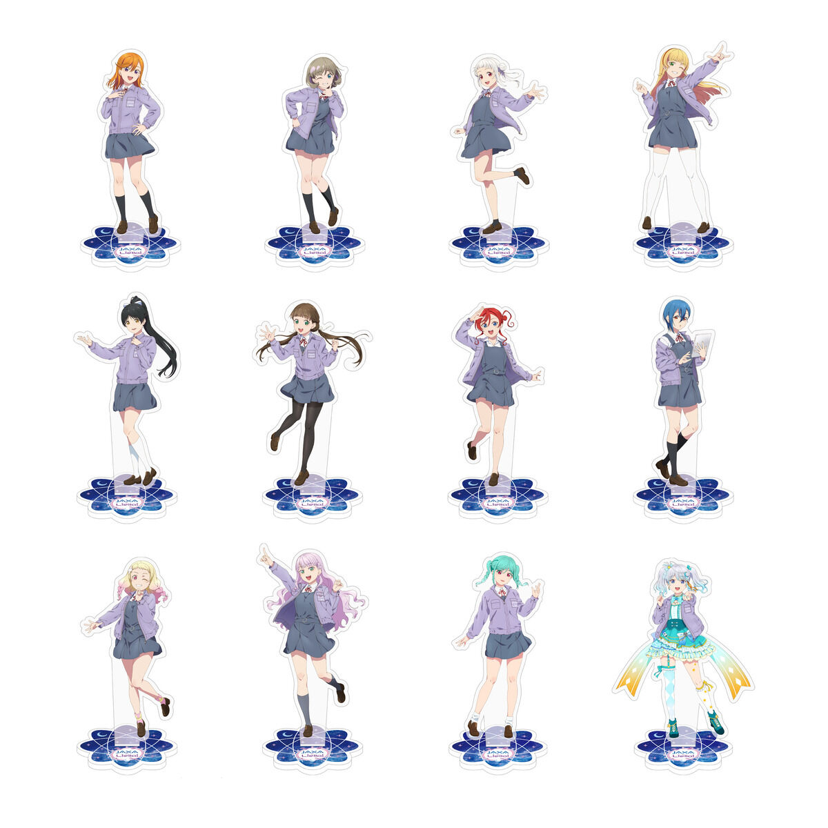 JAXA×ラブライブ！スーパースター!!コラボグッズ アクリルスタンド（全