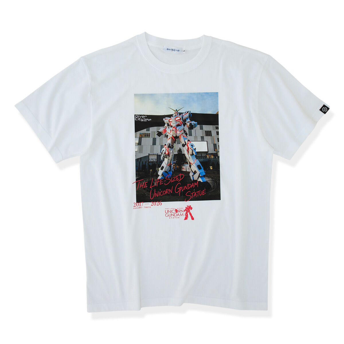STRICT-G 実物大ユニコーンガンダム立像 フォトTシャツ フルカラー