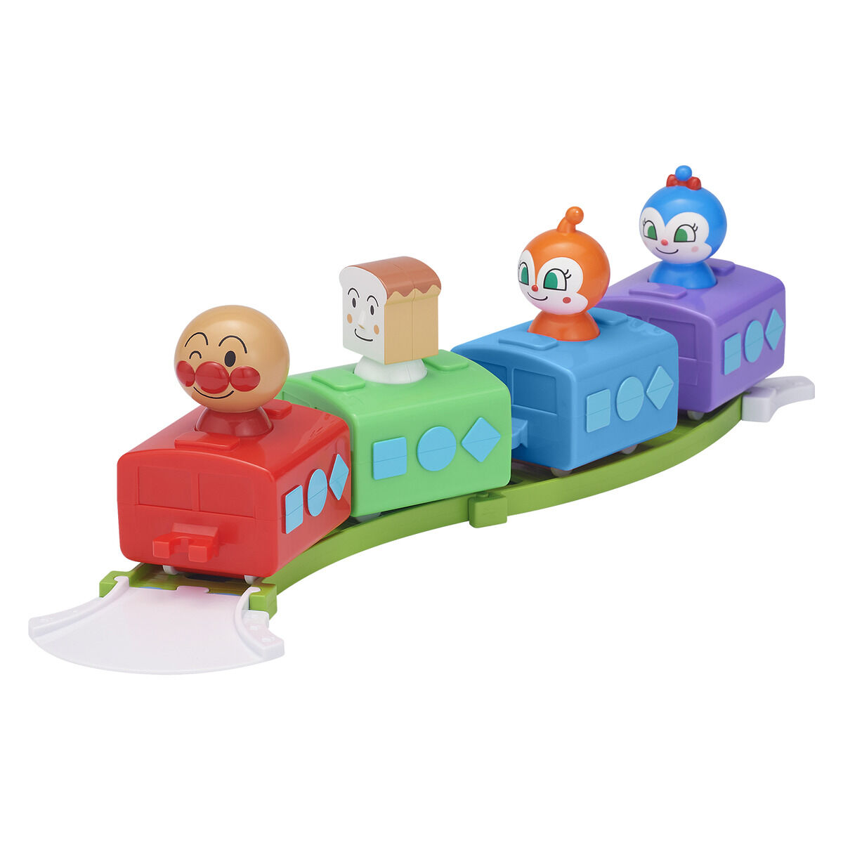 Anpanman First Rail-Connect the Tracks! Friends All Around Train Set！