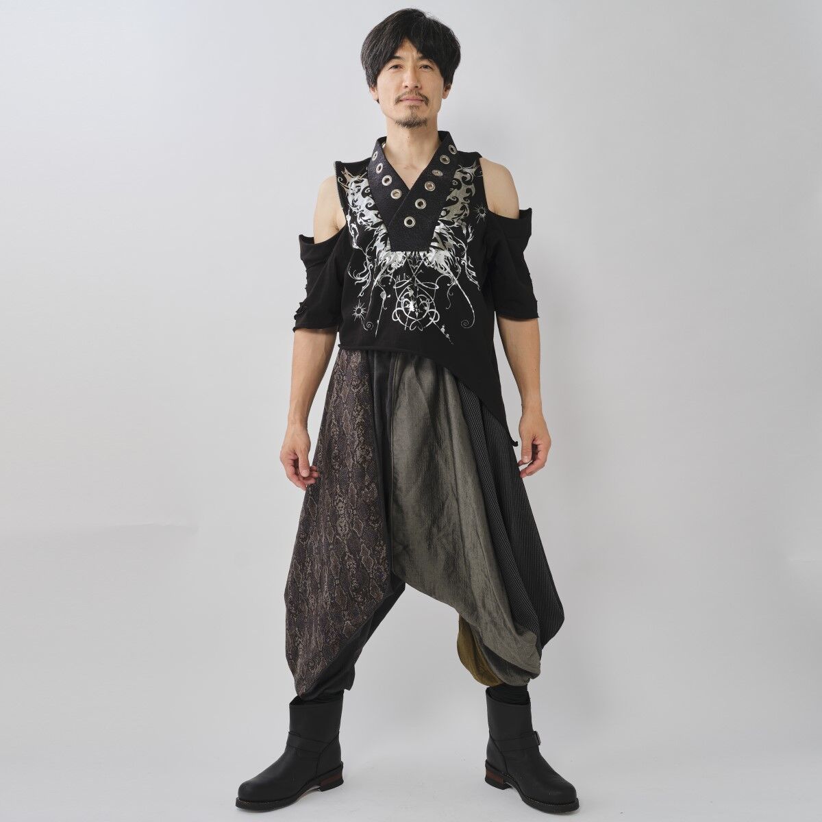 角醒ハンター オメガホーン×h.NAOTO 絶暴のイバル 切り替えサルエル