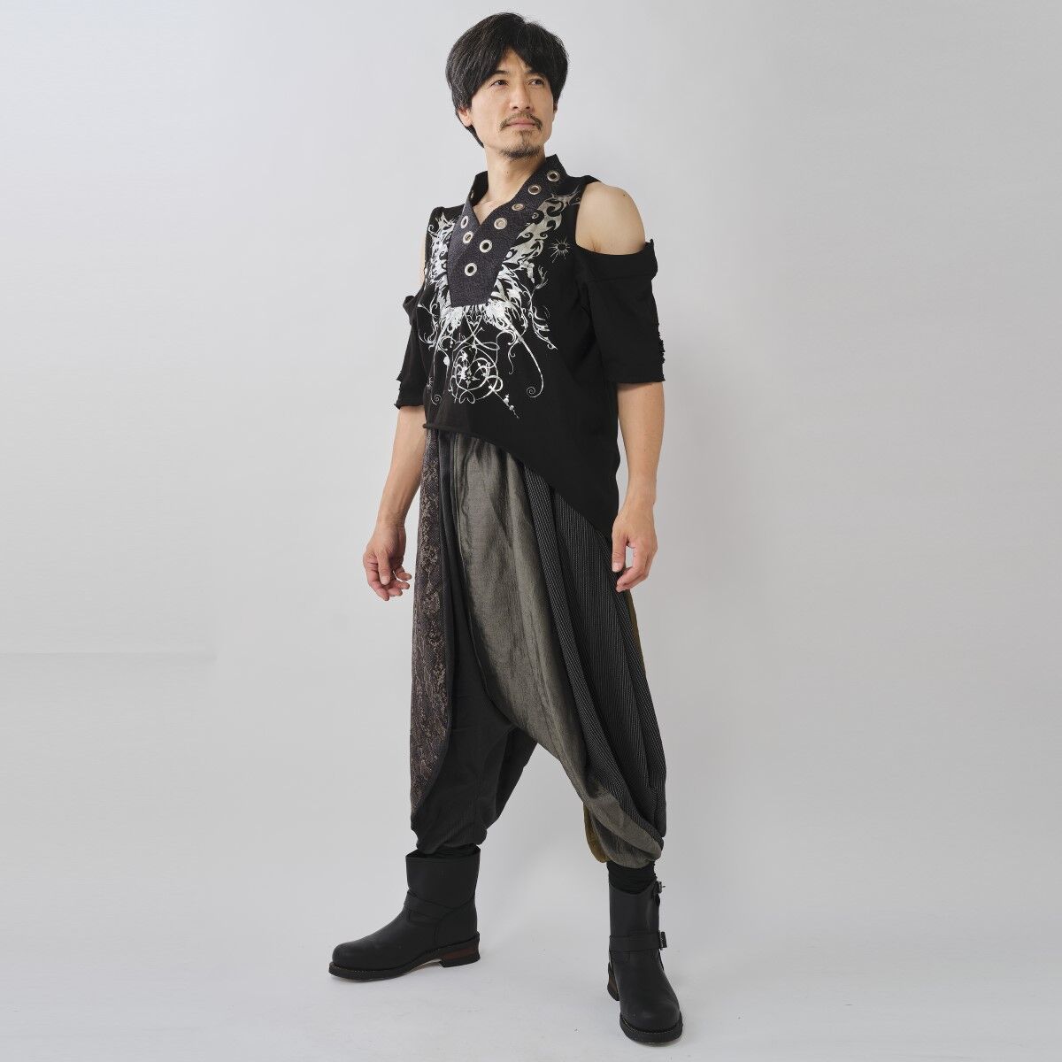角醒ハンター オメガホーン×h.NAOTO 絶暴のイバル 切り替えサルエル