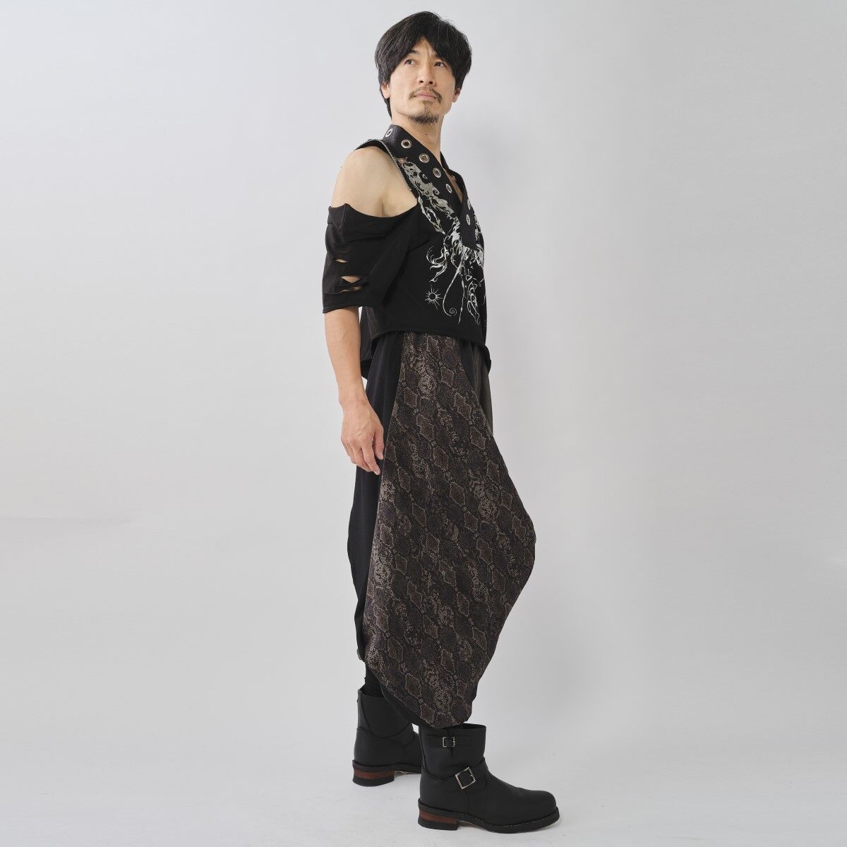 角醒ハンター オメガホーン×h.NAOTO 絶暴のイバル 切り替えサルエル