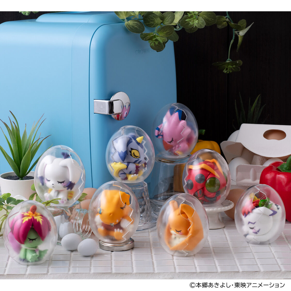 MEGA EGG FIGURE デジモンアドベンチャー おやすみデジコレ！セット