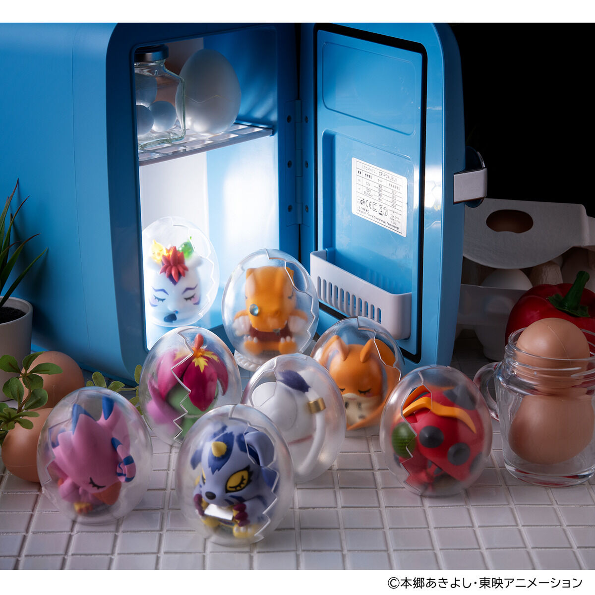 MEGA EGG FIGURE デジモンアドベンチャー おやすみデジコレ！セット