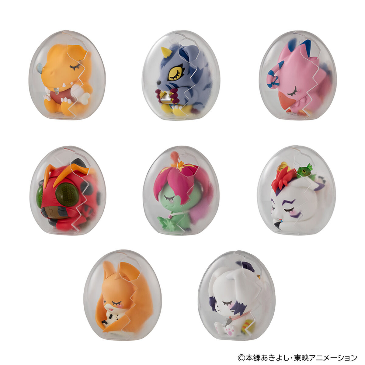 MEGA EGG FIGURE デジモンアドベンチャー おやすみデジコレ！セット