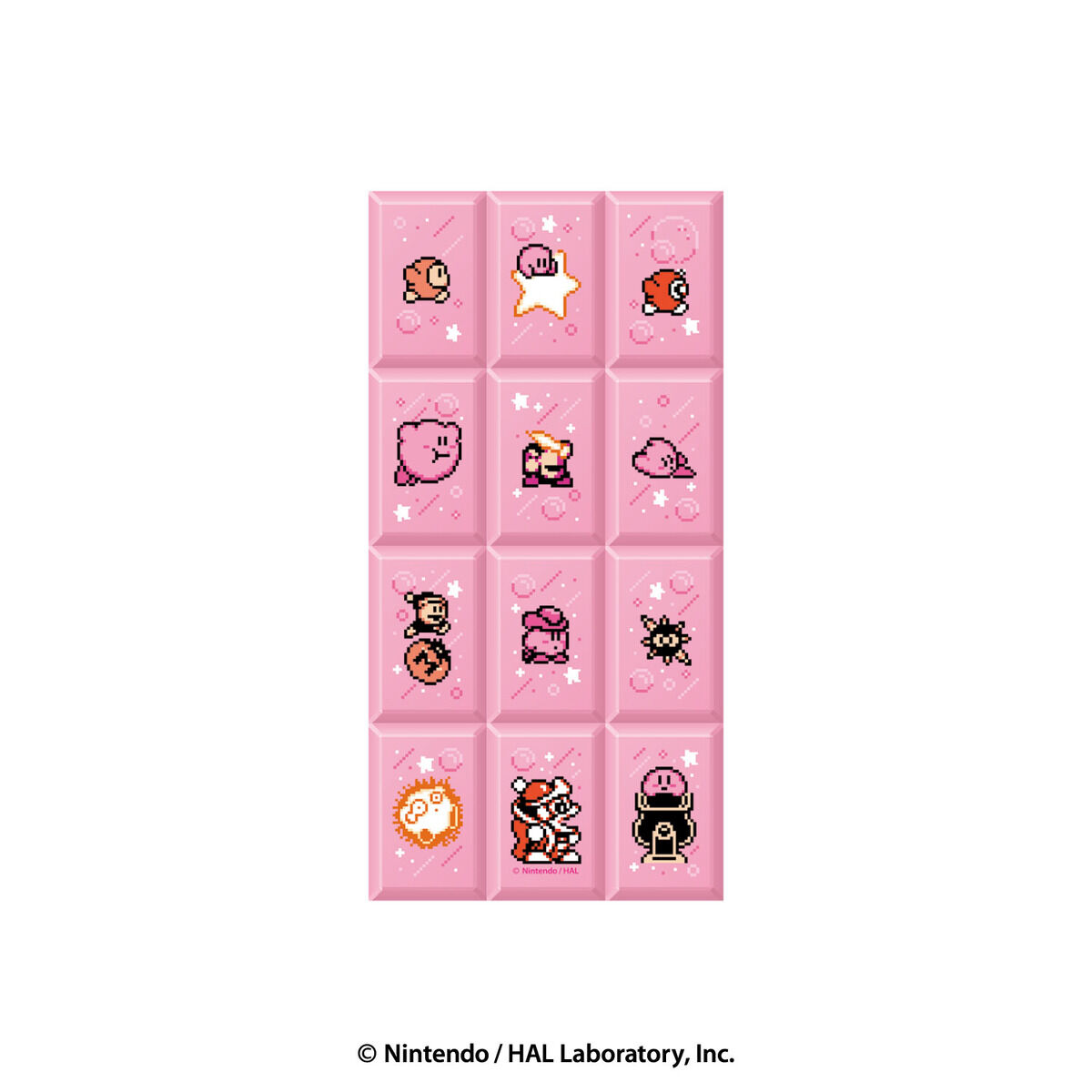 星のカービィ ドットデザインちょこぶろっくしーる＆ほるだー（4種