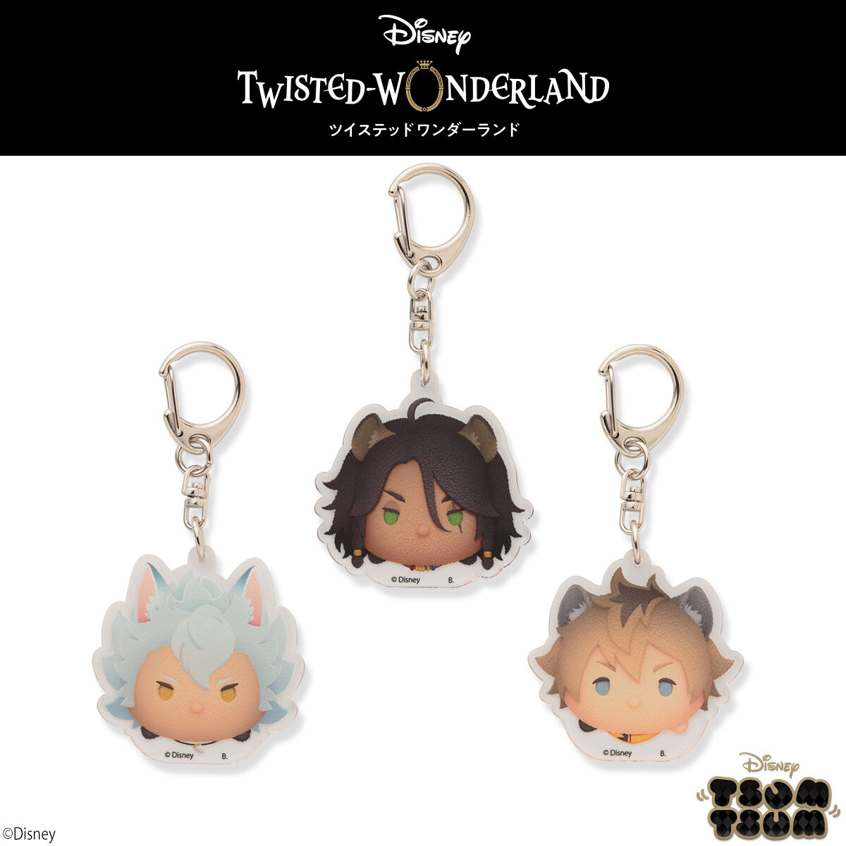 ハピクロ！ツイステッドワンダーランド ツムツム アクリルキーホルダー