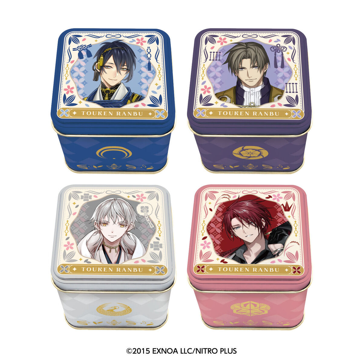 刀剣乱舞ONLINE キューブチョコ缶（4種セット） | 刀剣乱舞ONLINE 食品