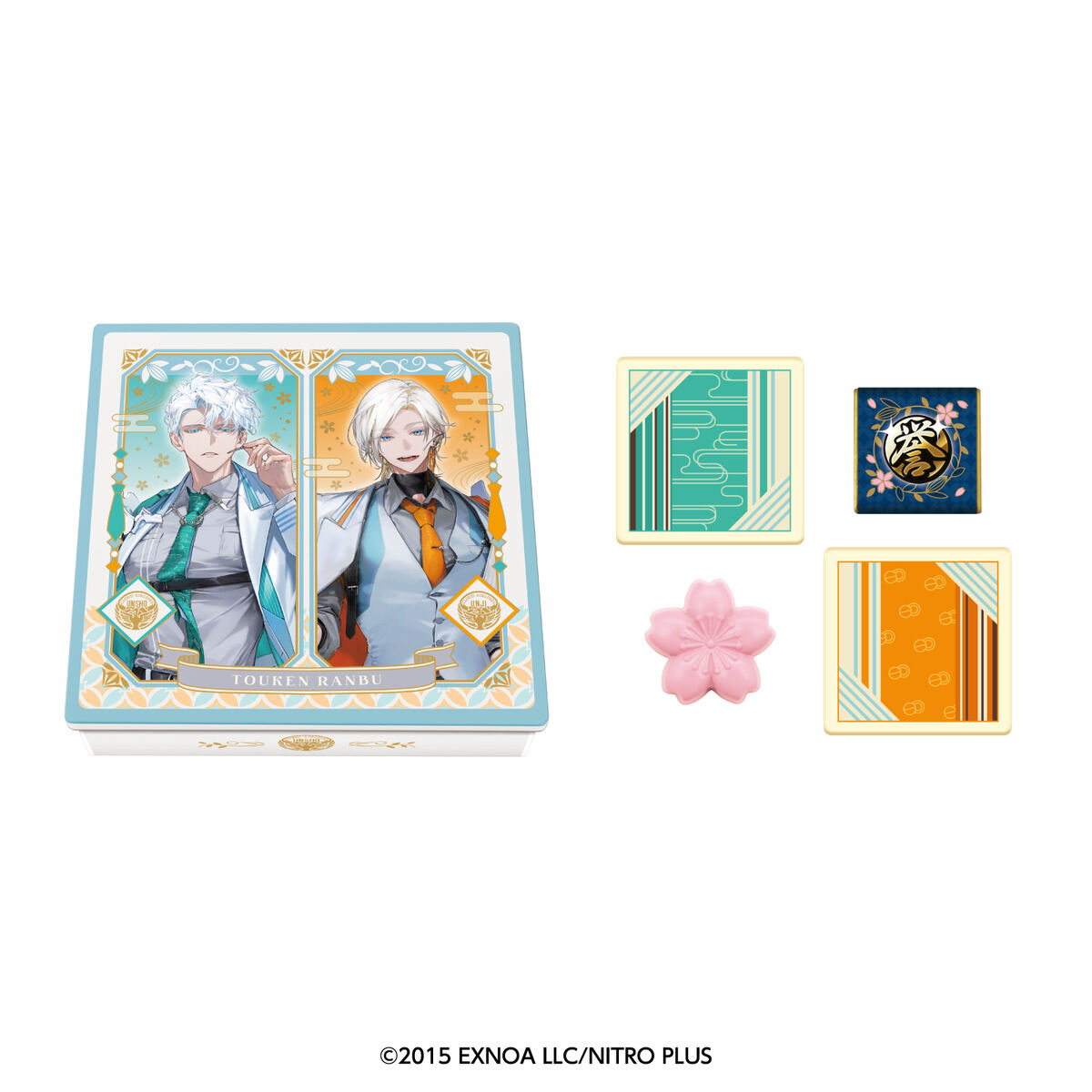刀剣乱舞ONLINE スクエアチョコ缶（2種セット） | 刀剣乱舞ONLINE 食品