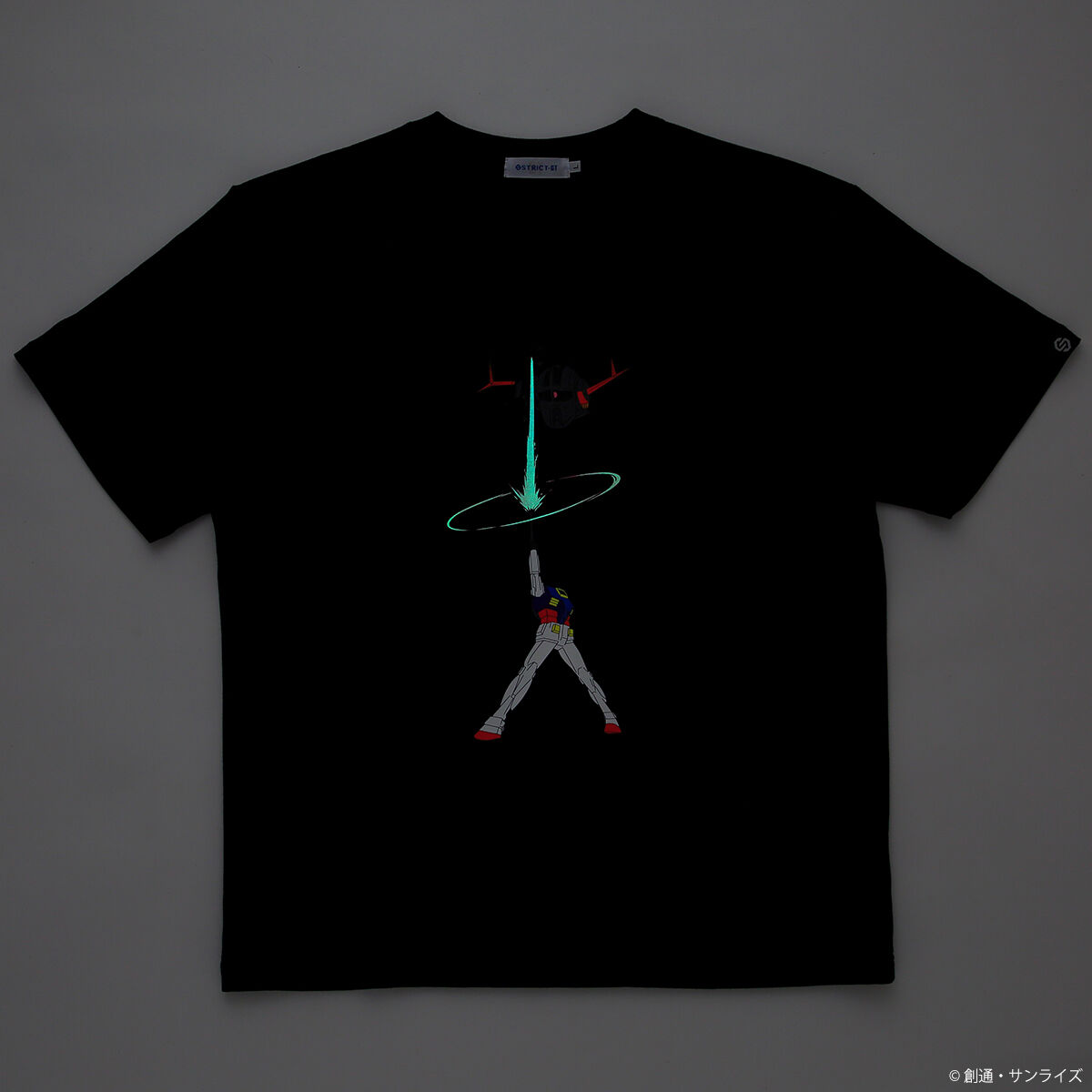 STRICT-G『機動戦士ガンダム』蓄光Tシャツ ラストシューティング 大人