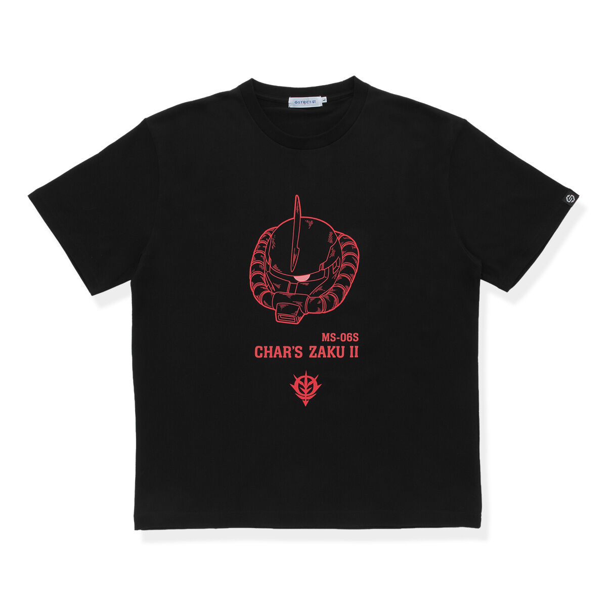 新品タグ付きPGGのシャツ STRICT-G『機動戦士ガンダム』蓄光Tシャツ シャア専用ザクII 大人
