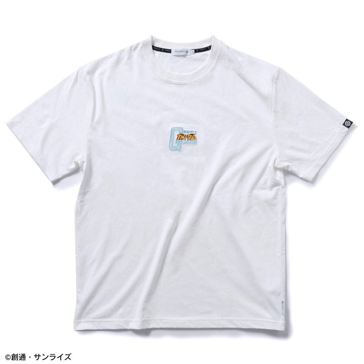 STRICT-G BASIC『機動戦士ガンダム』タイトルロゴ刺繍Tシャツ ホワイト
