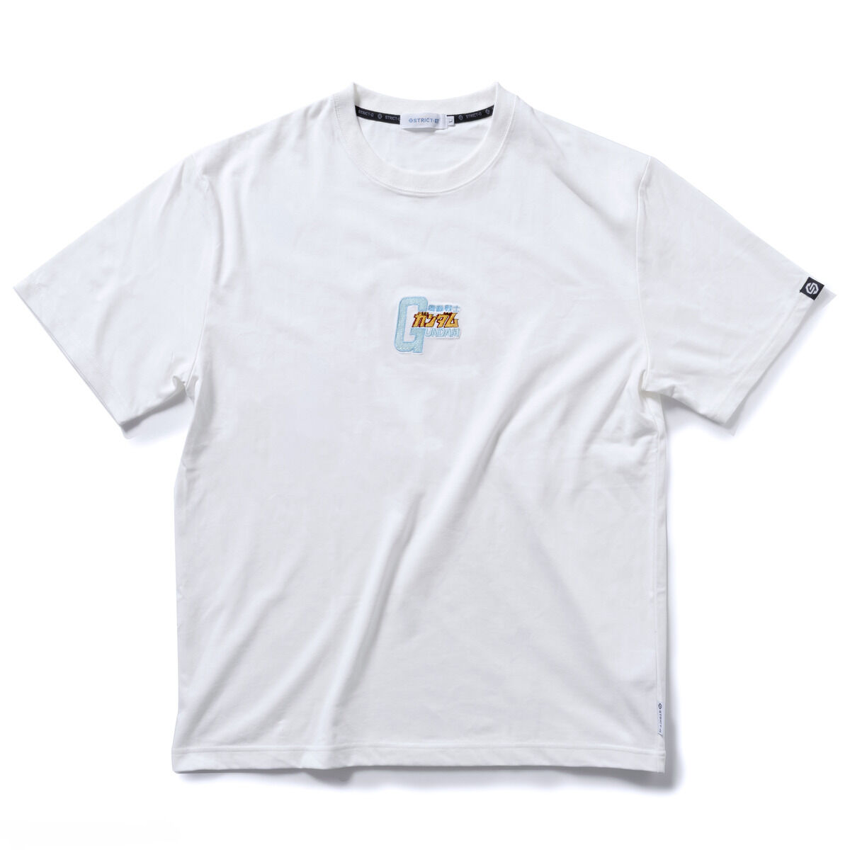 STRICT-G BASIC『機動戦士ガンダム』タイトルロゴ刺繍Tシャツ ホワイト