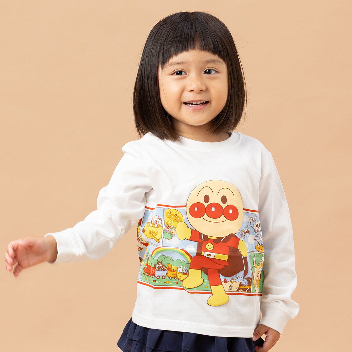 アンパンマンとなかまたち長袖Tシャツ | それいけ！アンパンマン