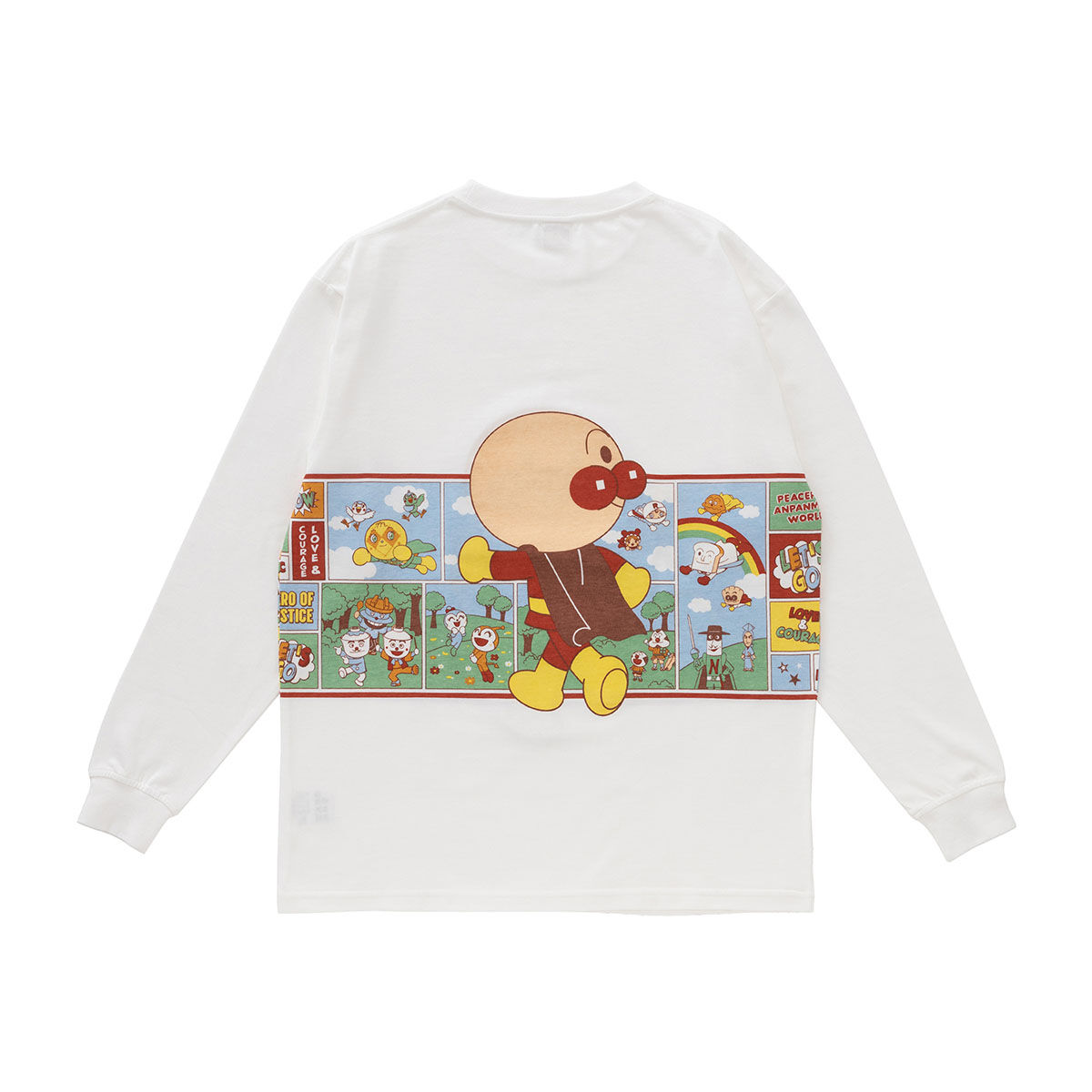 アンパンマンとなかまたち長袖Tシャツ 大人 | それいけ！アンパンマン