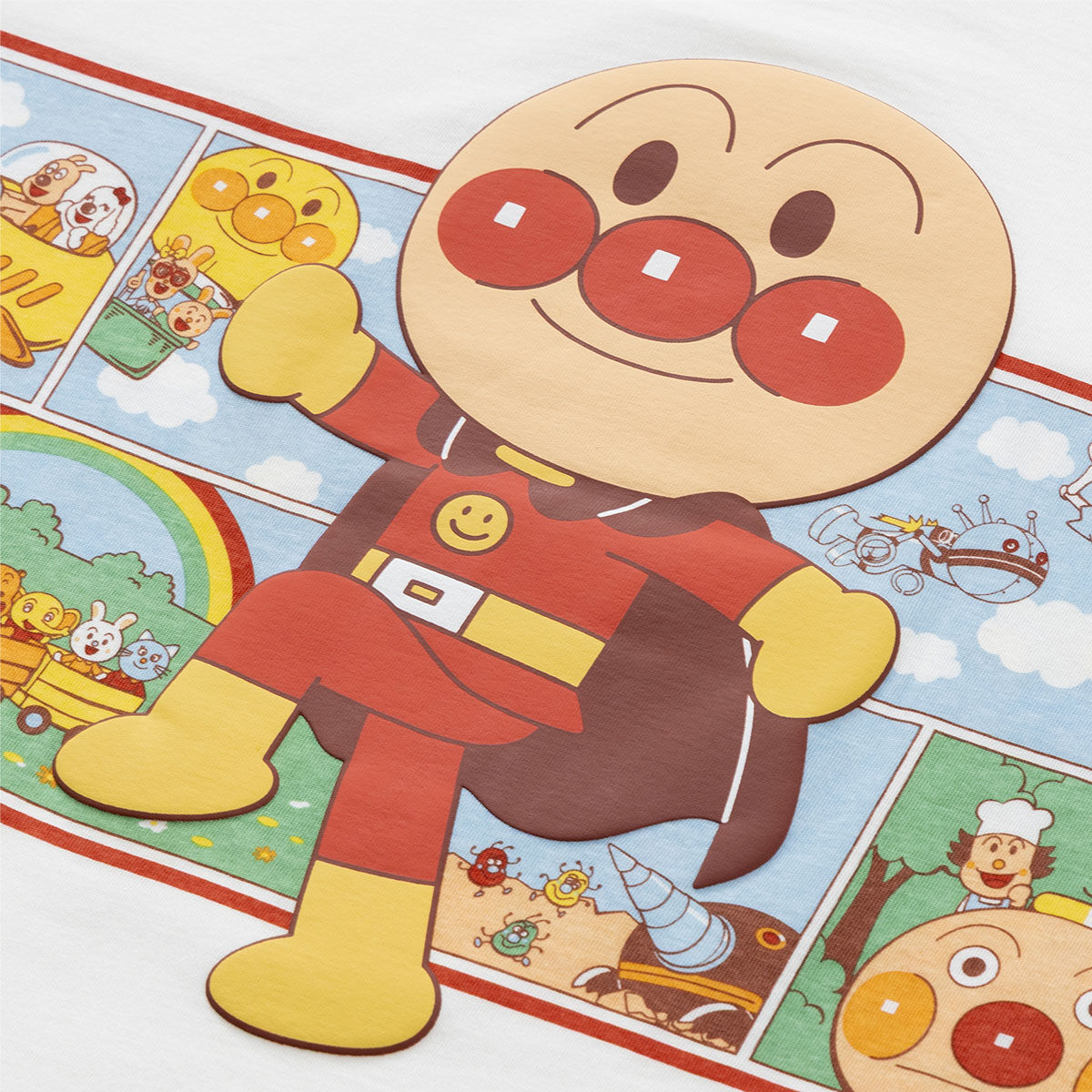 アンパンマン様 アンパンマンとなかまたち長袖Tシャツ 大人 | それいけ！アンパンマン