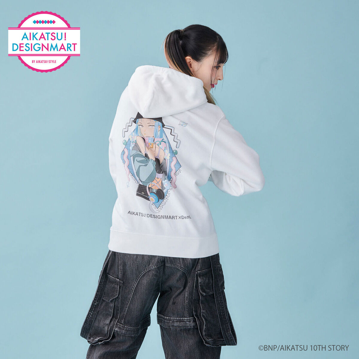予約販売】AIKATSU！DESIGNMART×電Q フーディー | アイカツ！シリーズ