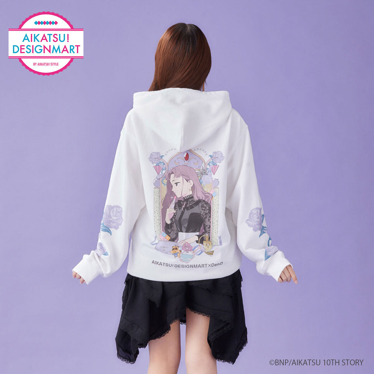 予約販売】AIKATSU！DESIGNMART×電Q フーディー | アイカツ！シリーズ