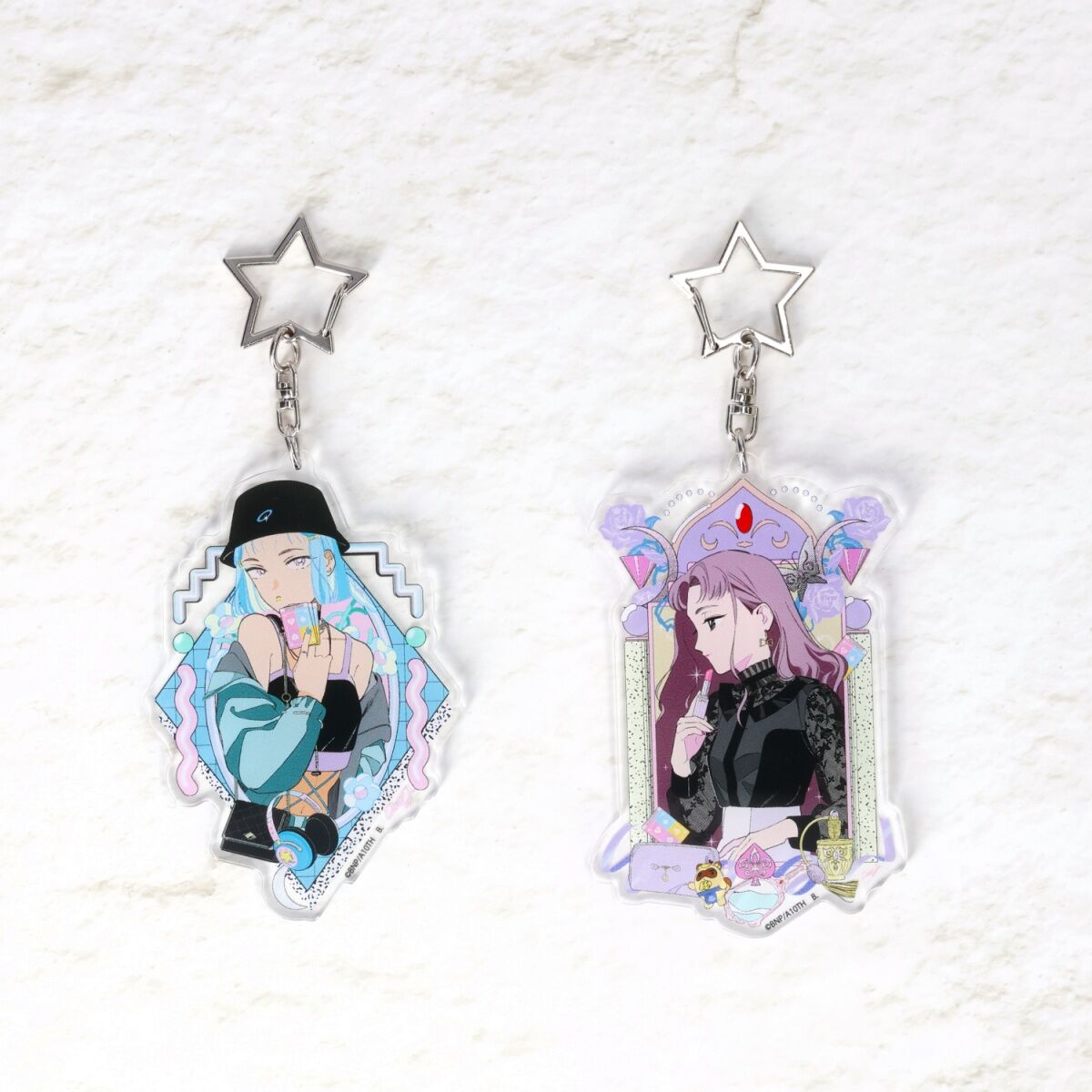 予約販売】AIKATSU！DESIGNMART×電Q アクリルキーホルダー | アイカツ