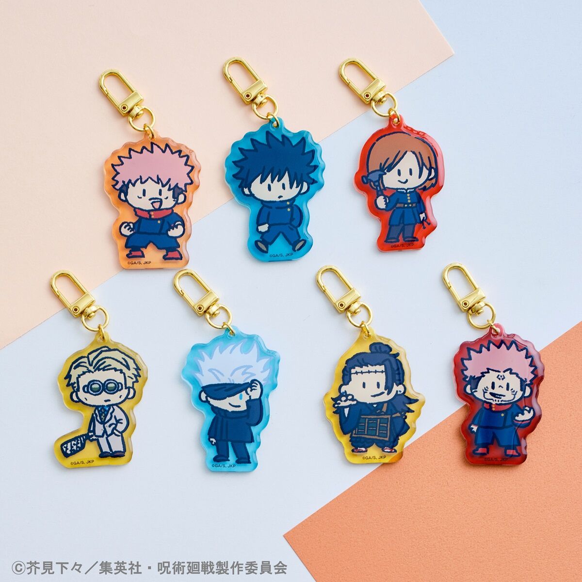 数量限定】JUJUTSU KAISEN WORLD アクリルキーホルダーコレクション