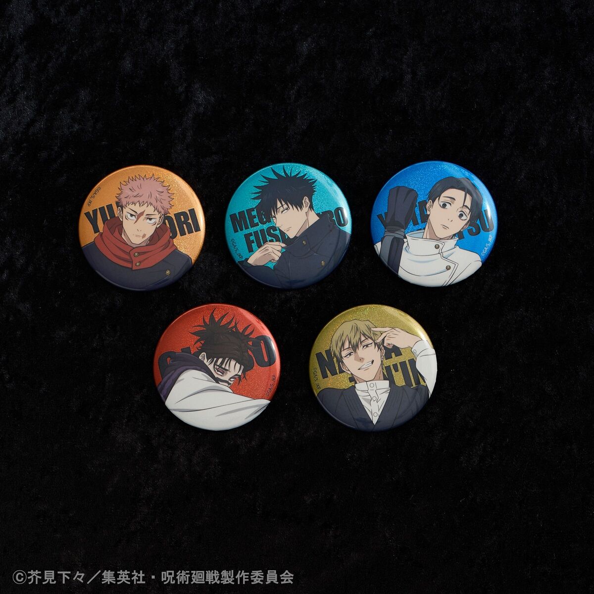 数量限定】JUJUTSU KAISEN WORLD ホログラム缶バッジコレクション