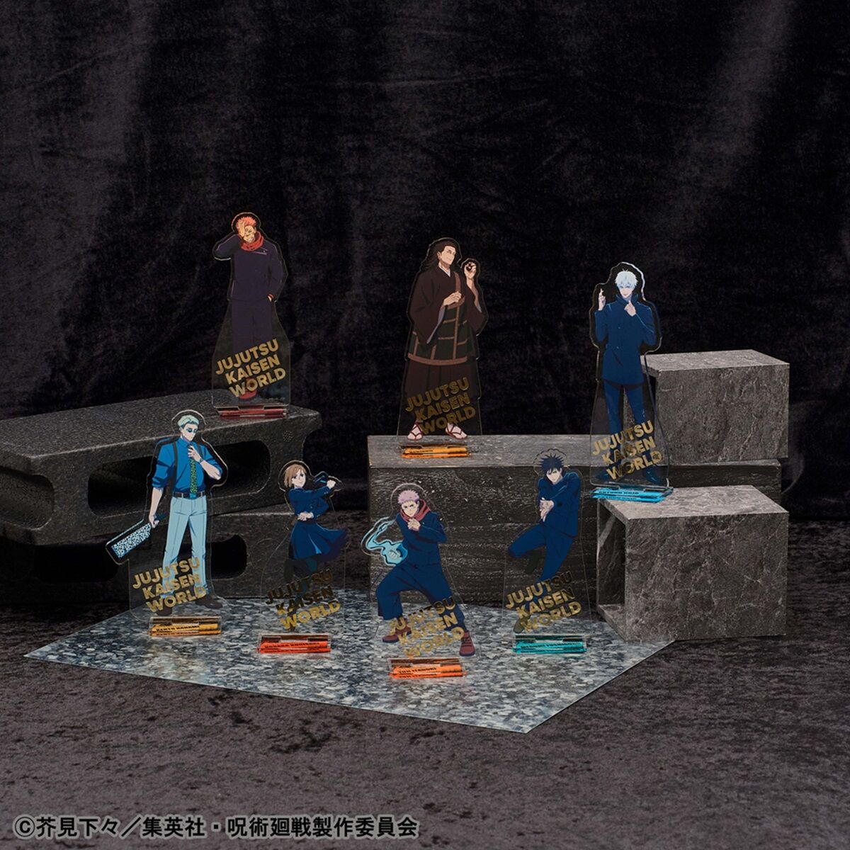 ゴールデンウィークに発送 Man 全員　アクスタ　アクリルスタンド 数量限定】JUJUTSU KAISEN WORLD 箔押しアクリルスタンド | 呪術廻戦