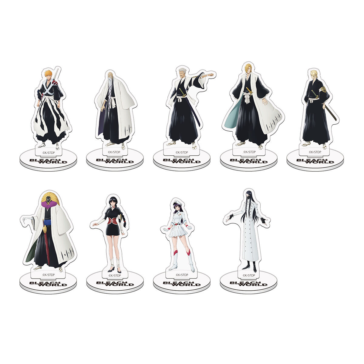 アクリルスタンド 黒帯 数量限定】BLEACH WORLD 凱旋 アクリルスタンドコレクション A