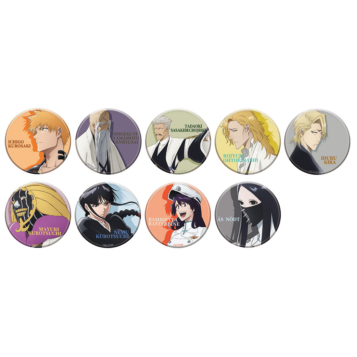 数量限定】BLEACH WORLD 凱旋 マット缶バッジコレクション A | BLEACH