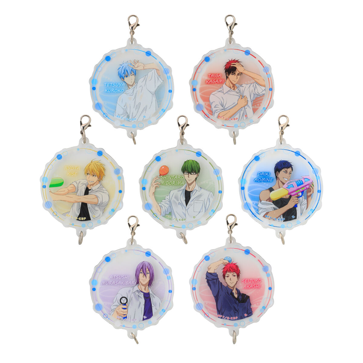 CHISA グロパ手渡しトレカ　アクリルチャーム　セット ハピクロ！】KUROCORZET2026 Summer Splash!! 繋がるチャーム（全7種