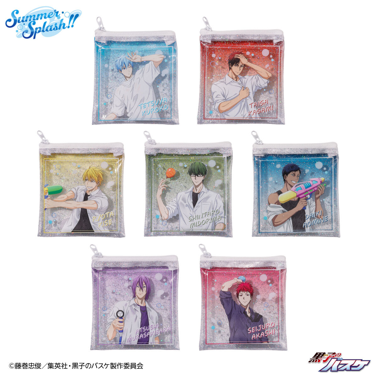 KUROCORZET2026 Summer Splash!! ラメ入りクリアポーチ | 黒子のバスケ