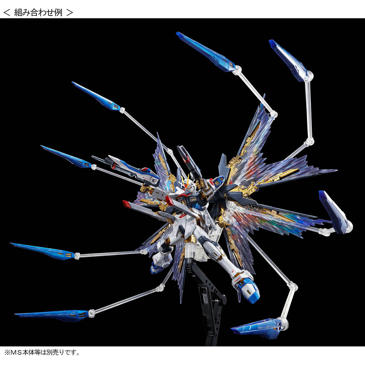 RG 1/144 ストライクフリーダムガンダム用 拡張エフェクトユニット RG 1/144 ストライクフリーダムガンダム用 拡張エフェクトユニット