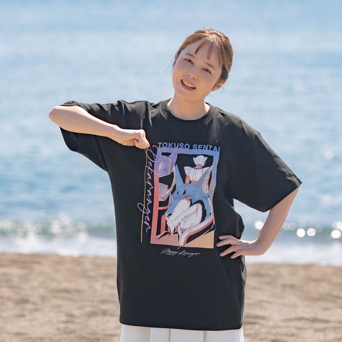 特捜戦隊デカレンジャー×森木靖泰 デザインTシャツ ドギー・クルーガー