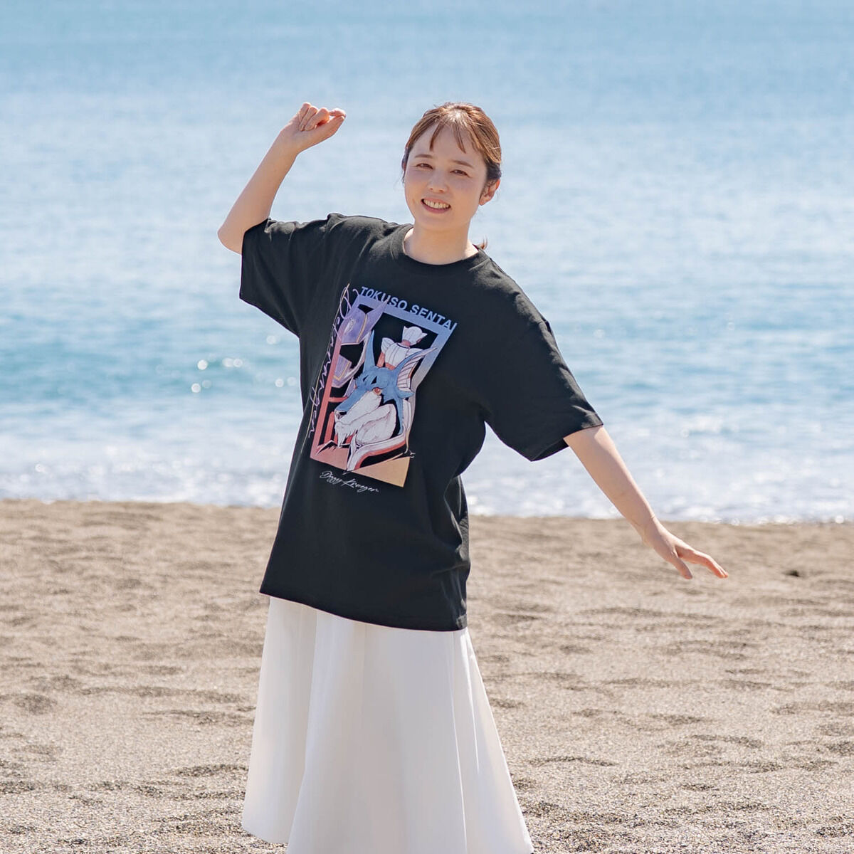 特捜戦隊デカレンジャー×森木靖泰 デザインTシャツ ドギー・クルーガー