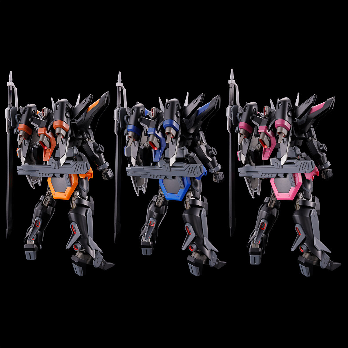 HG ブラックナイトスコード　6体セット HG 1/144 ブラックナイトスコードルドラ リデラード機&ダニエル機
