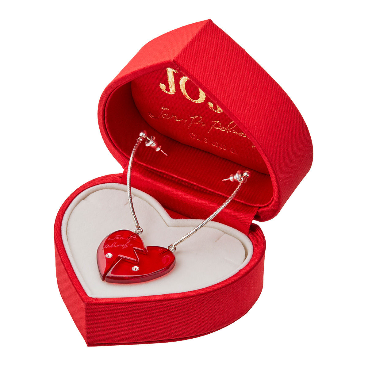 JOJO ジョジョ　ポルナレフ　ハート　ピアス 両耳用 PB限定】【ジョジョの奇妙な冒険 黄金の風】ポルナレフのハートピアス