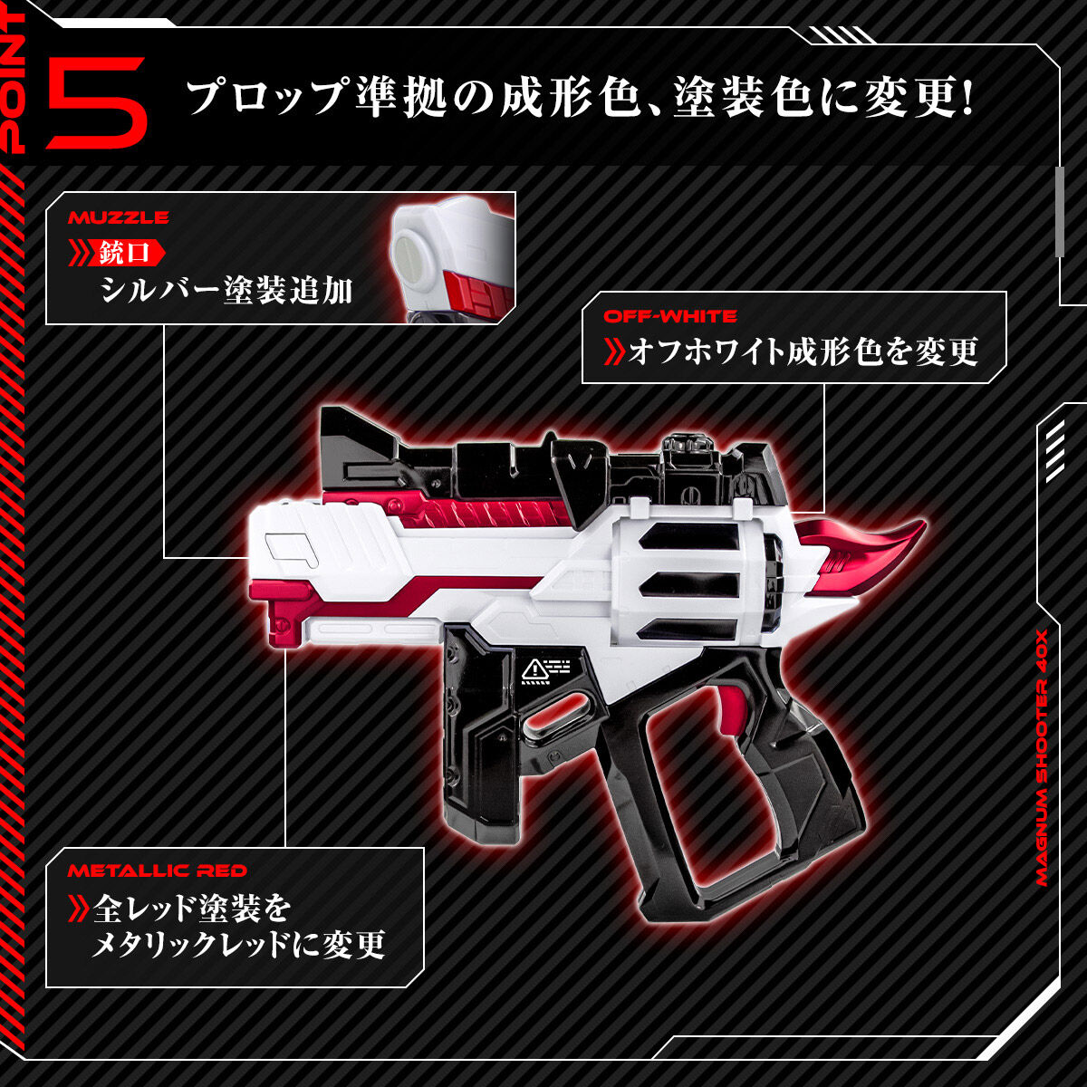 抽選販売】PREMIUM DXマグナムシューター40X | 仮面ライダーシリーズ